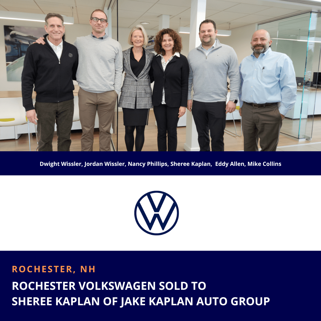 Rochester Volkswagen Sold to Jake Kaplan Auto Group
